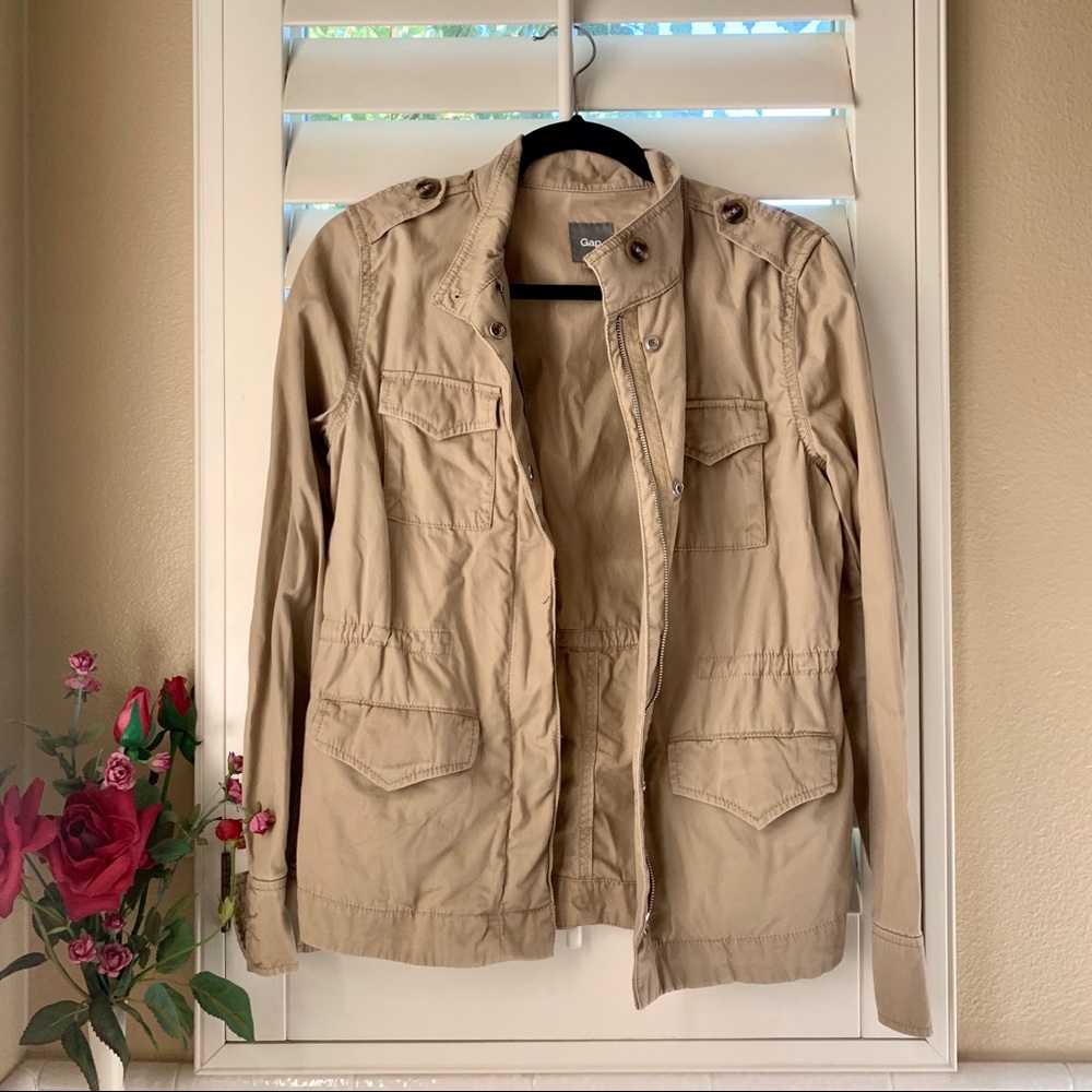 Gap Khaki Utility Jacket (Size S)